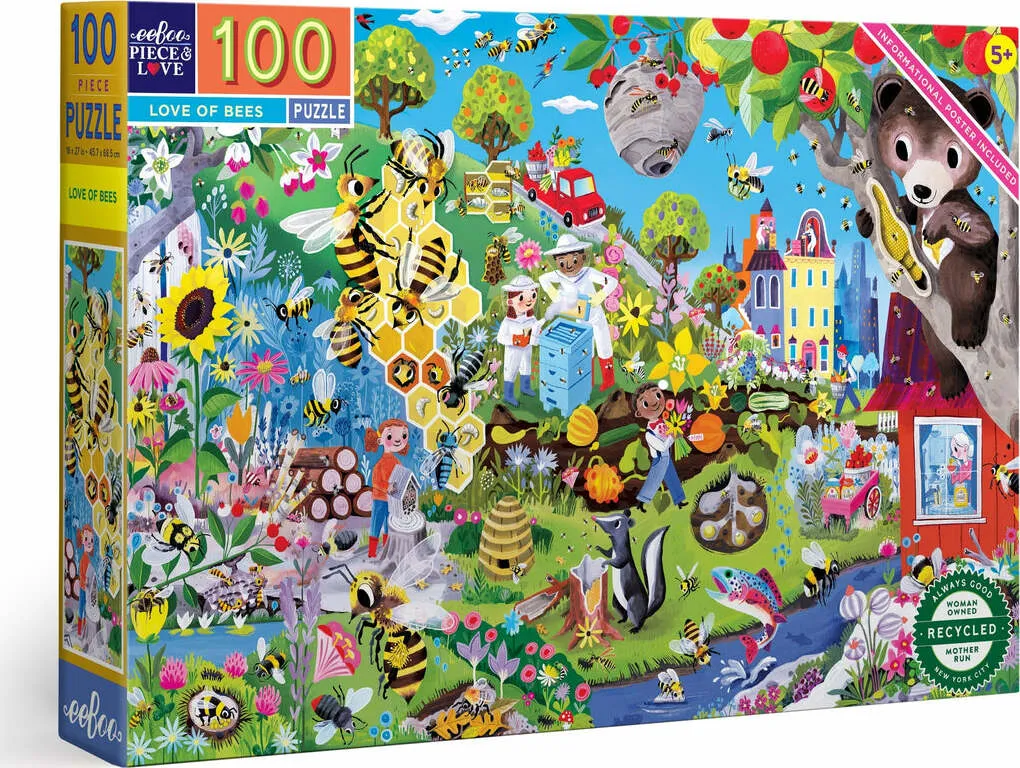 100pc Puzzle - Love of Bees