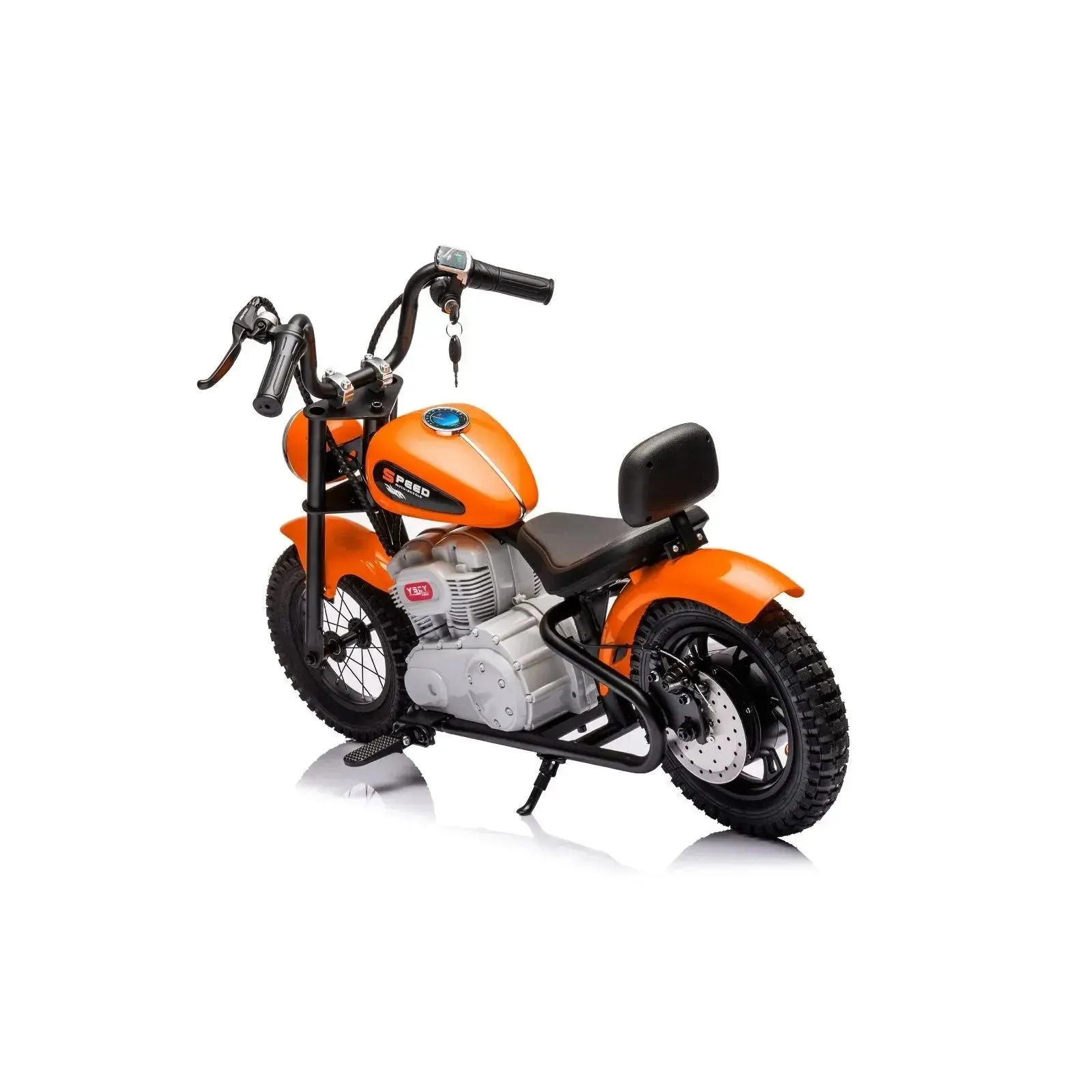 36V Freddo E-Chopper, Leather Seat, Rubber Air Wheels, Brushless Motor