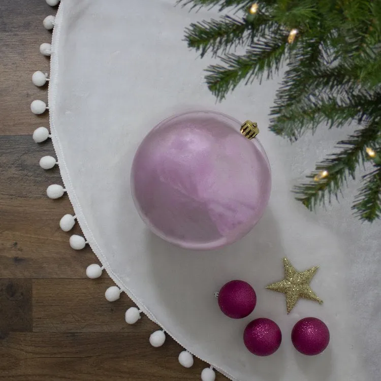 8" Shiny Bubblegum Pink Shatterproof Ball Christmas Ornament