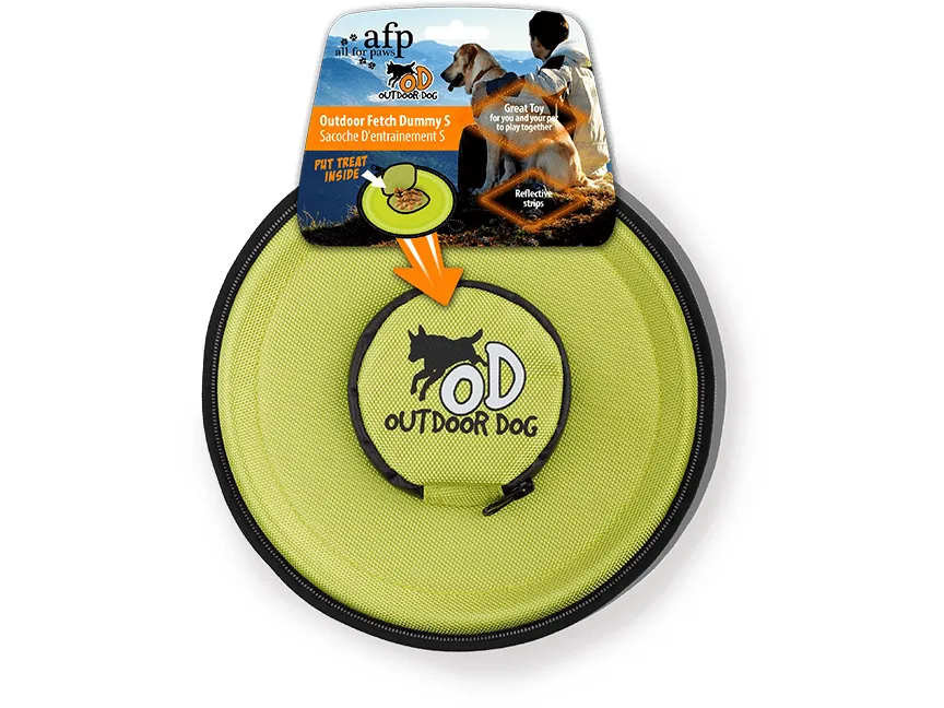 AFP Outdoor Fetch flying disc - Orange & Green