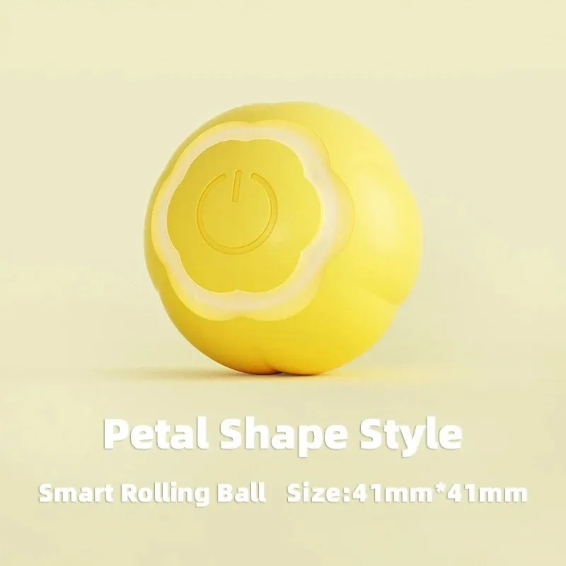 Anniepaw Pet Automatic Rolling Cat Toy Training Self-propelled Kitten Toy Indoor Interactive Play Electric Smart Cat Ball Toy Supplies