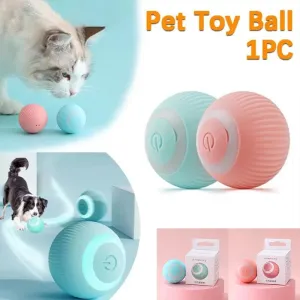 Anniepaw Pet Automatic Rolling Cat Toy Training Self-propelled Kitten Toy Indoor Interactive Play Electric Smart Cat Ball Toy Supplies