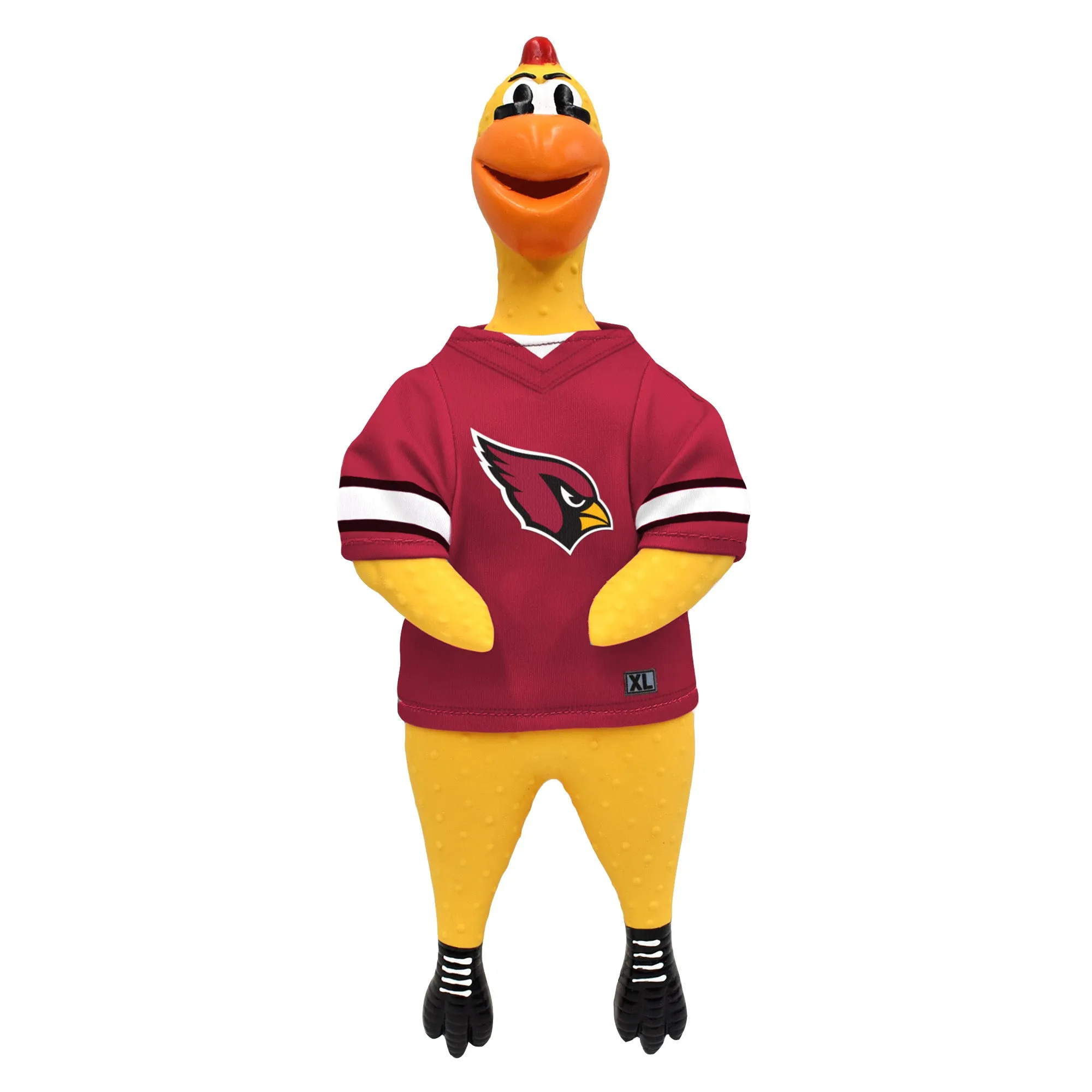 Arizona Cardinals Rubber Chicken Pet Toy