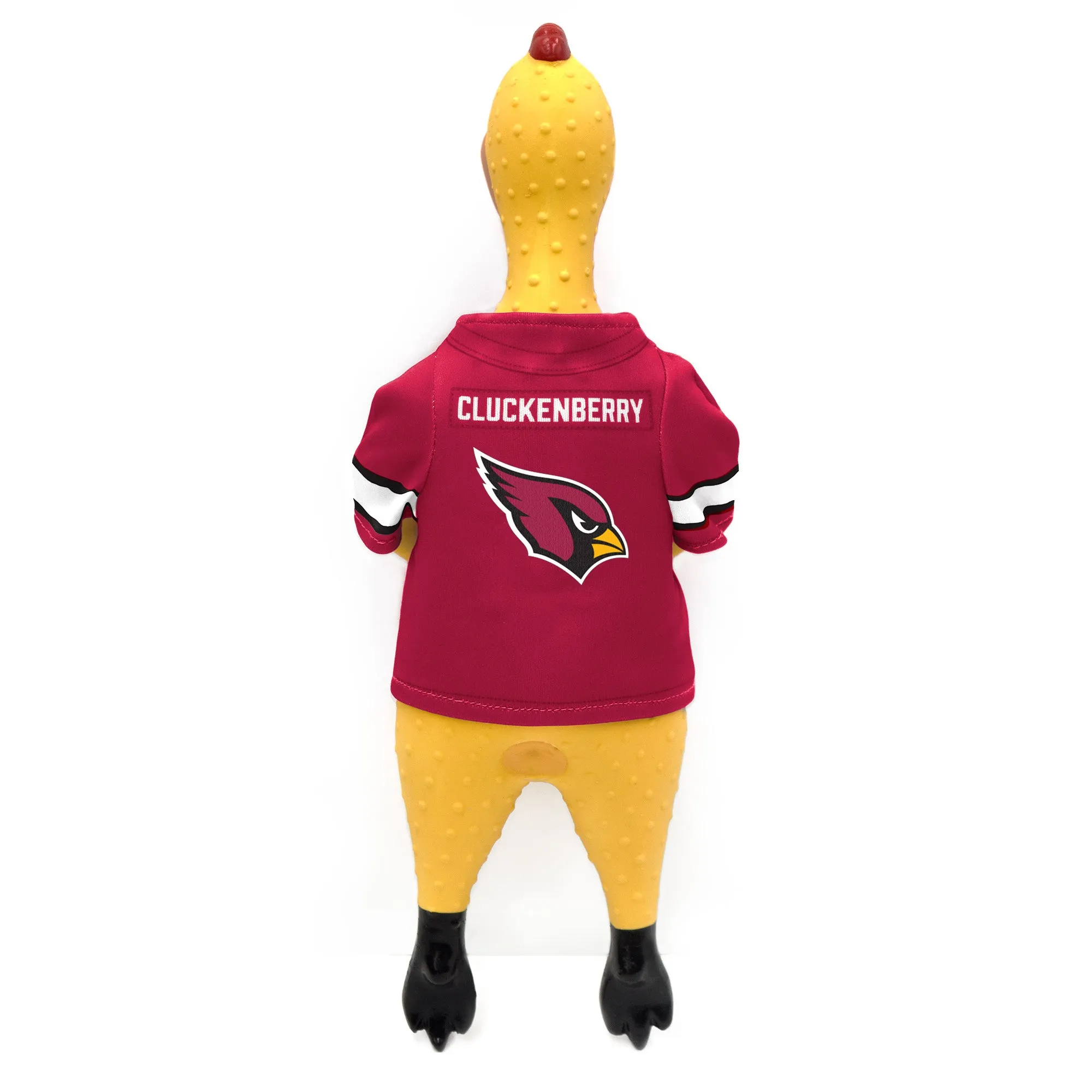 Arizona Cardinals Rubber Chicken Pet Toy