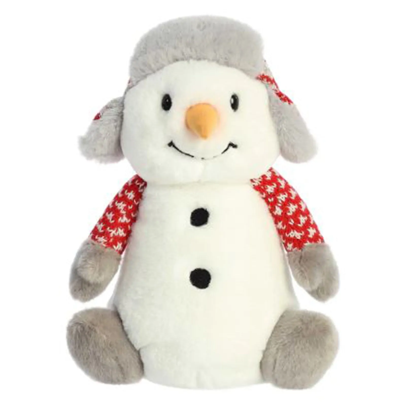 Aurora Aspen Snowman With Hat 10 Inch Plush Figure