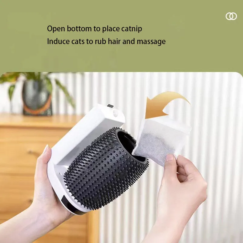 Automatic Cat Brush, Rubbing Brush, Scratching Massager