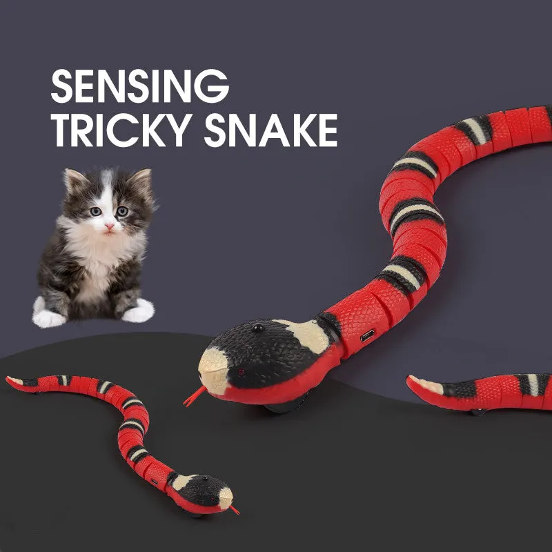 Automatic Smart Sensing Snake Pet Toy