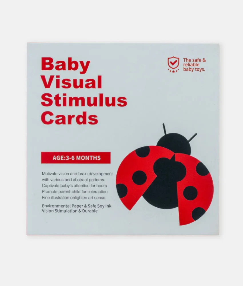 Baby Visual Stimulation Black Flash Cards - 3-6 Months