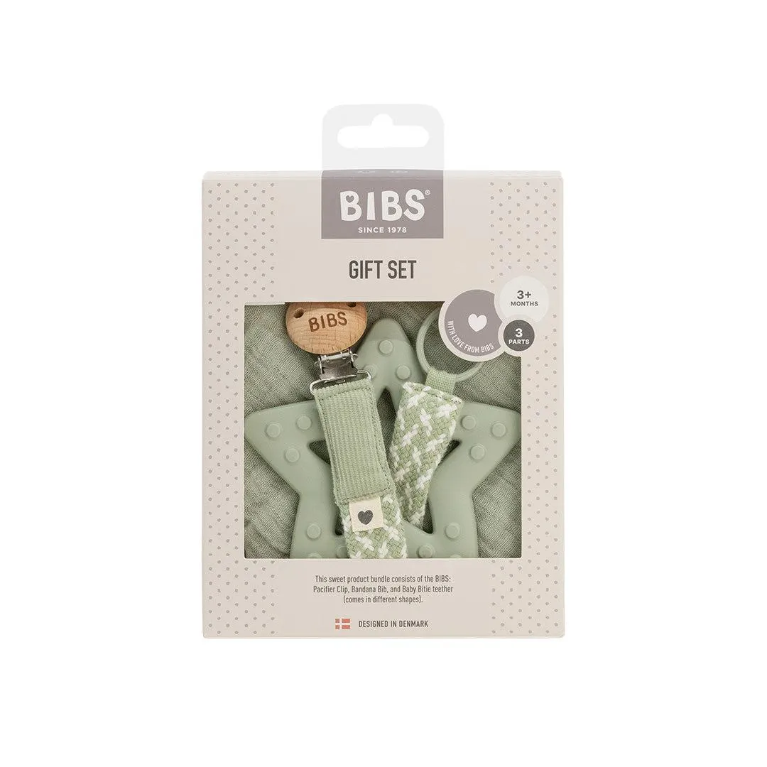 BIBS My First 6 Months Gift Set - Sage