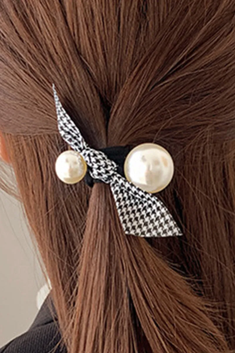 BOW DECORATION SCRUNCHIES ELASTIC HAIR BANDS