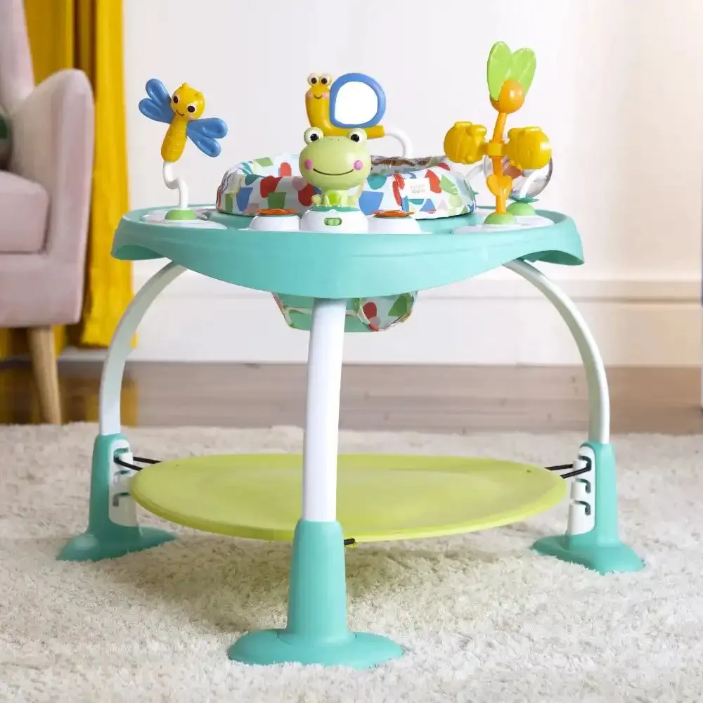 Bright Starts Bounce Bounce Baby 2-in-1 Activity Jumper & Table - Playful Pond