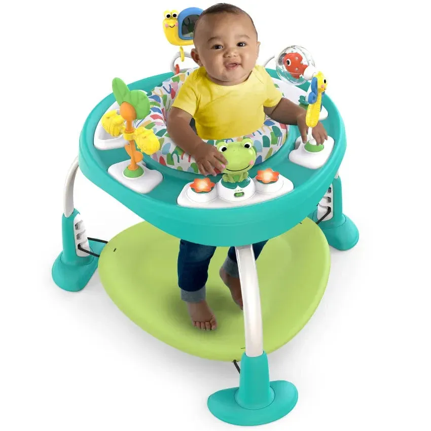 Bright Starts Bounce Bounce Baby 2-in-1 Activity Jumper & Table - Playful Pond