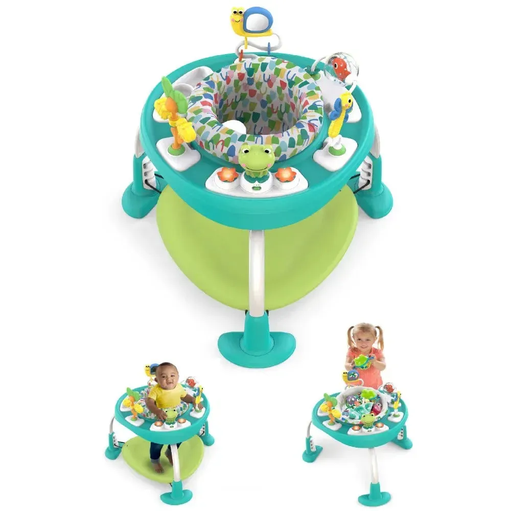 Bright Starts Bounce Bounce Baby 2-in-1 Activity Jumper & Table - Playful Pond