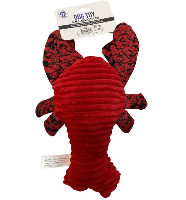 Brooklyn Pet Gear 13" Plush Lobster Dog Toy