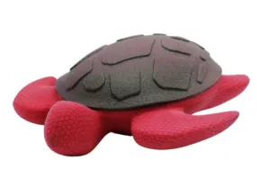 Bud'Z Floating Rubber Dog Toy with Squeaker - Turtle