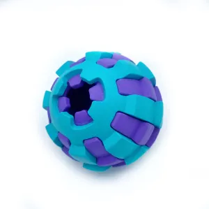 Bud'z Rubber Astro Ball with Treat Hole Dog Toy