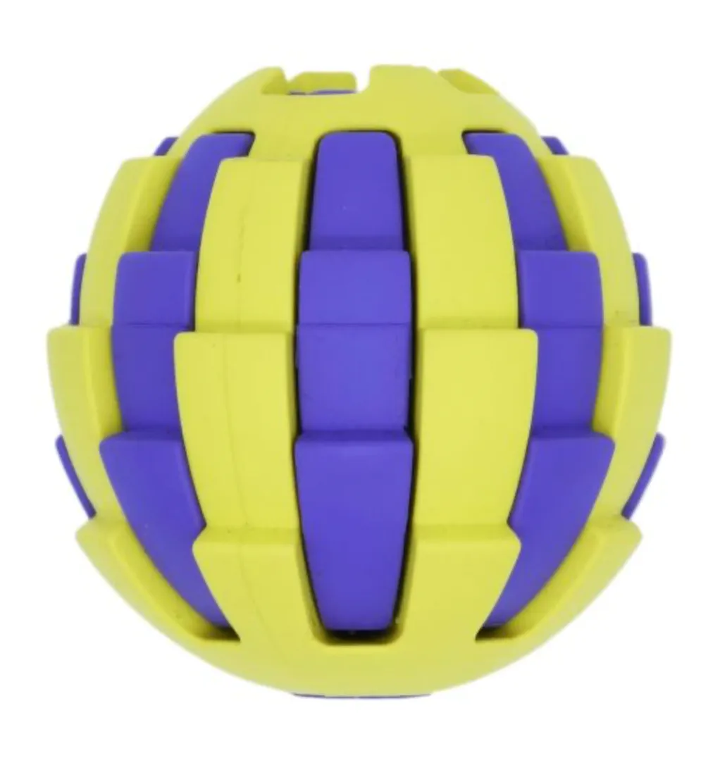 Bud'z Rubber Astro Ball with Treat Hole Dog Toy