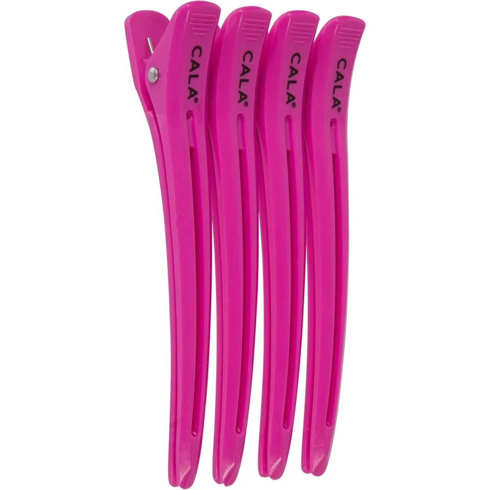 Cala Duck Hair Clips | Hot Pink (4Pk)