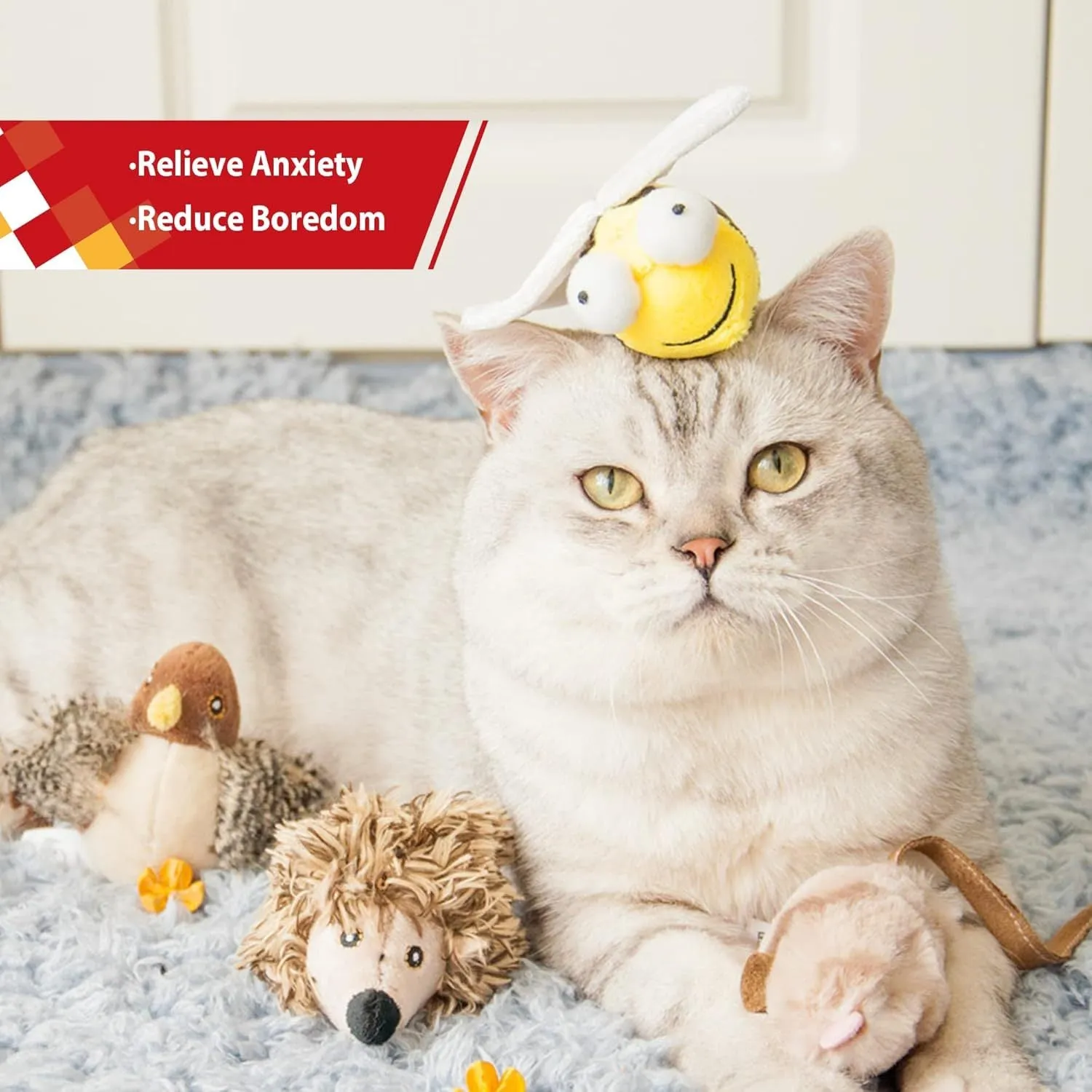 Chirpy Bee Sound Toy for Cats