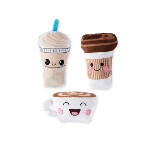 Coffee Mini Dog Toys (Set of 3)