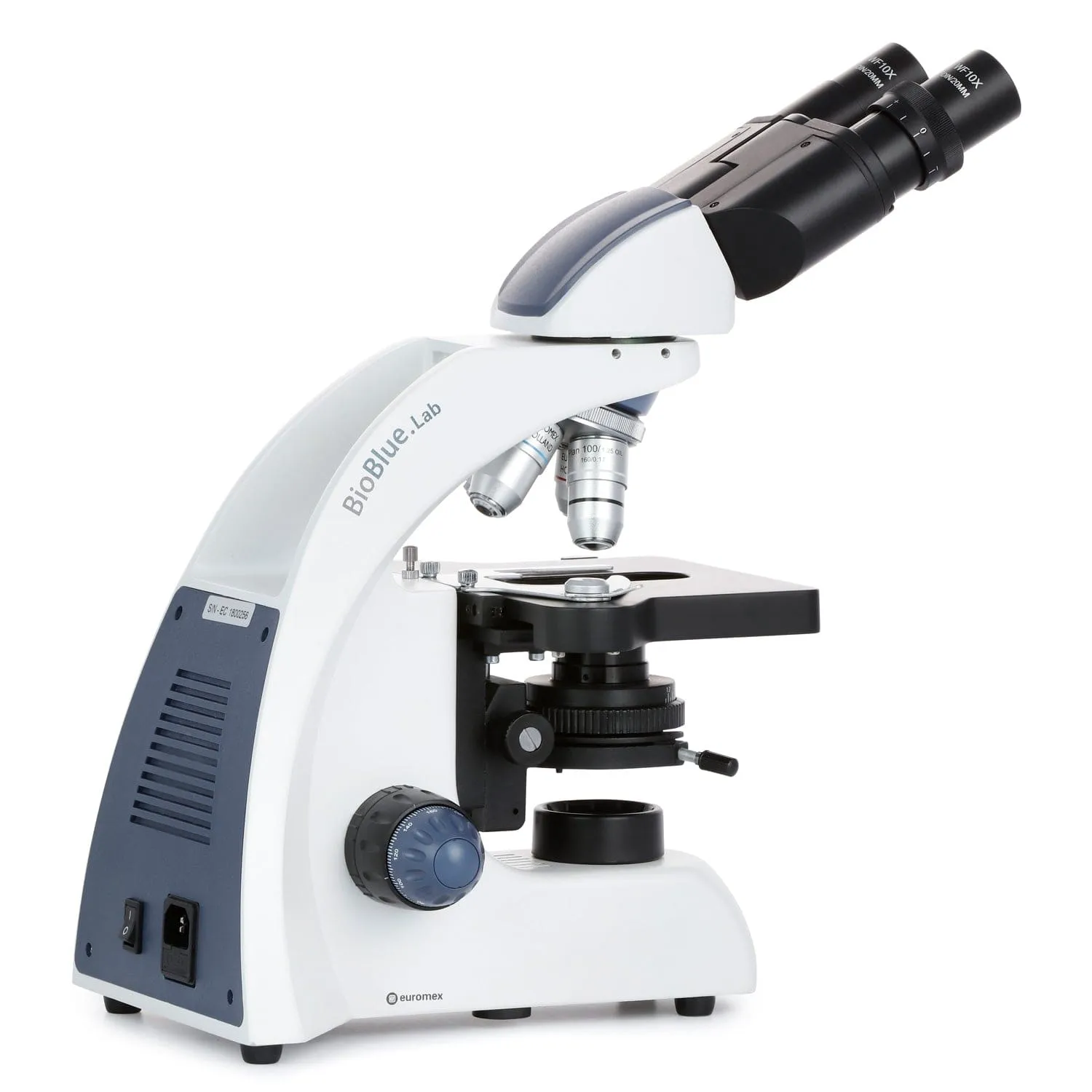 Euromex BioBlue Series Lab Binocular Compound Microscope 40X-1000X Magnification with Plan Objectives