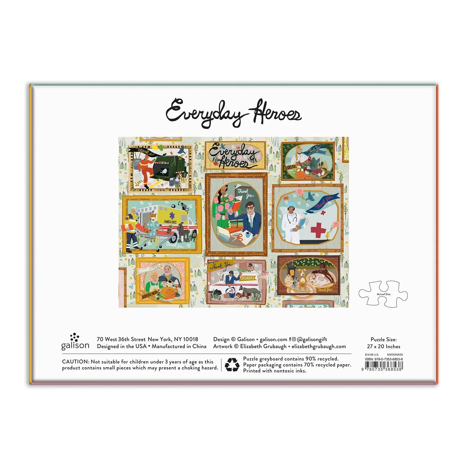 Everyday Heroes 1000 Piece Jigsaw Puzzle