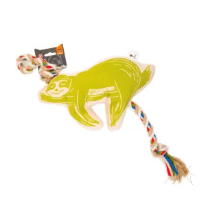 Fofos Flossy Rope Toy With Sloth for Dogs