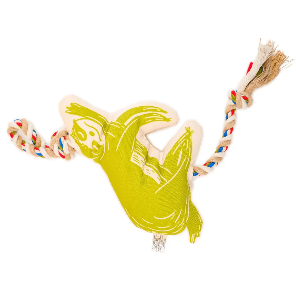 Fofos Flossy Rope Toy With Sloth for Dogs