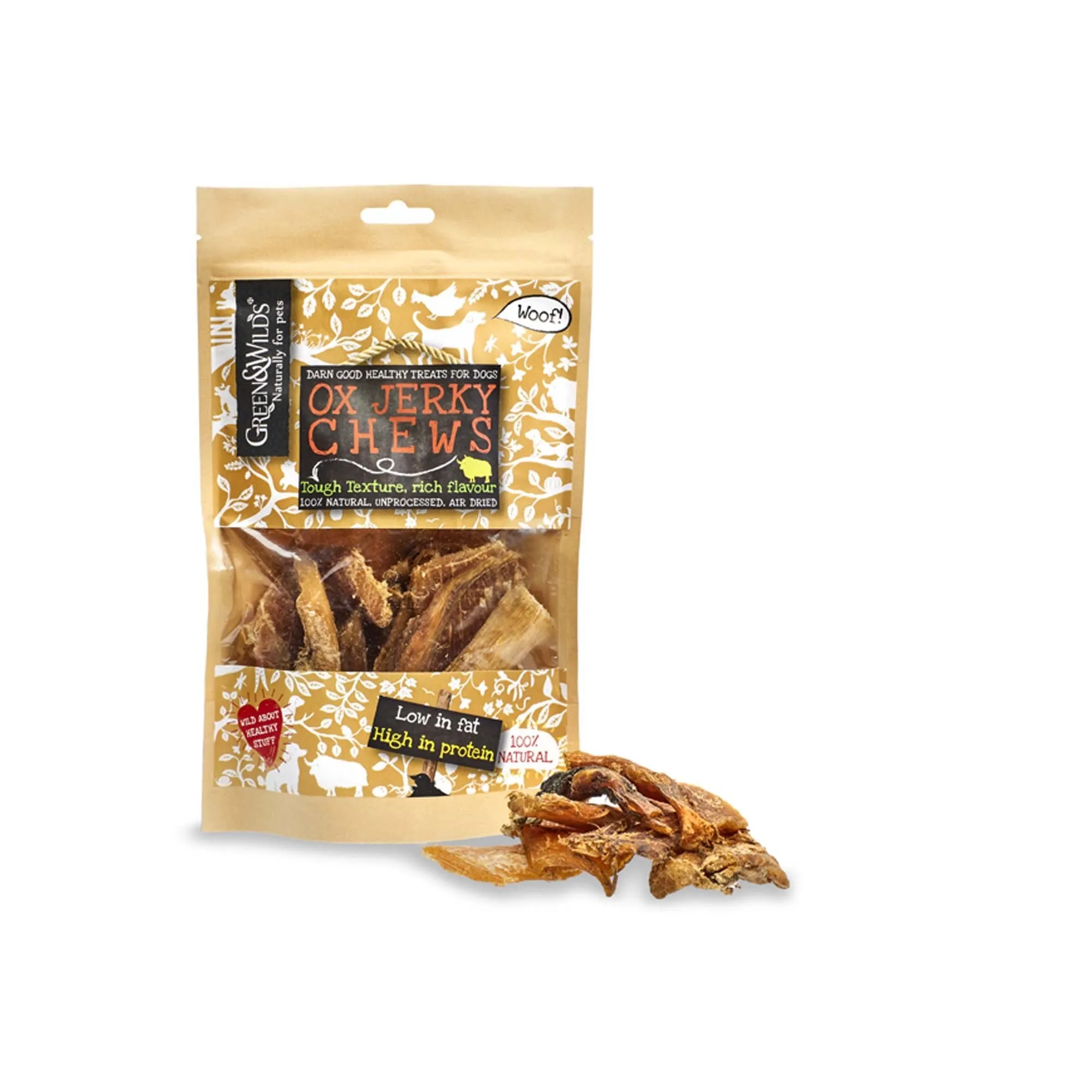 Green & Wilds Ox Jerky Chews