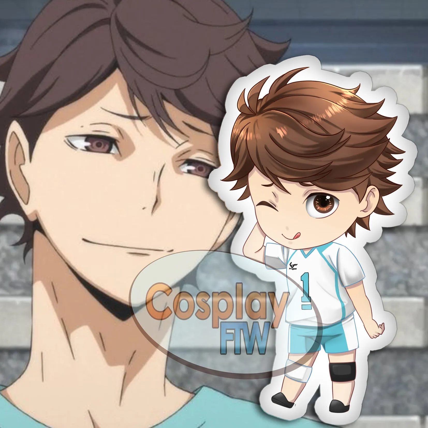 Haikyuu!! Oikawa Tooru Plush Pillow