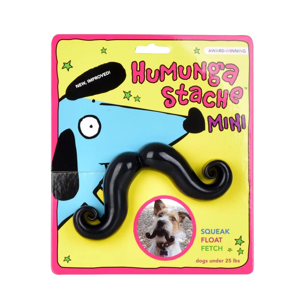 HUMUNGA STACHE SQUEAK FLOAT FETCH DOG TOY