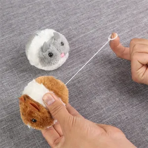 Interactive Plush Mouse Toy for Cats