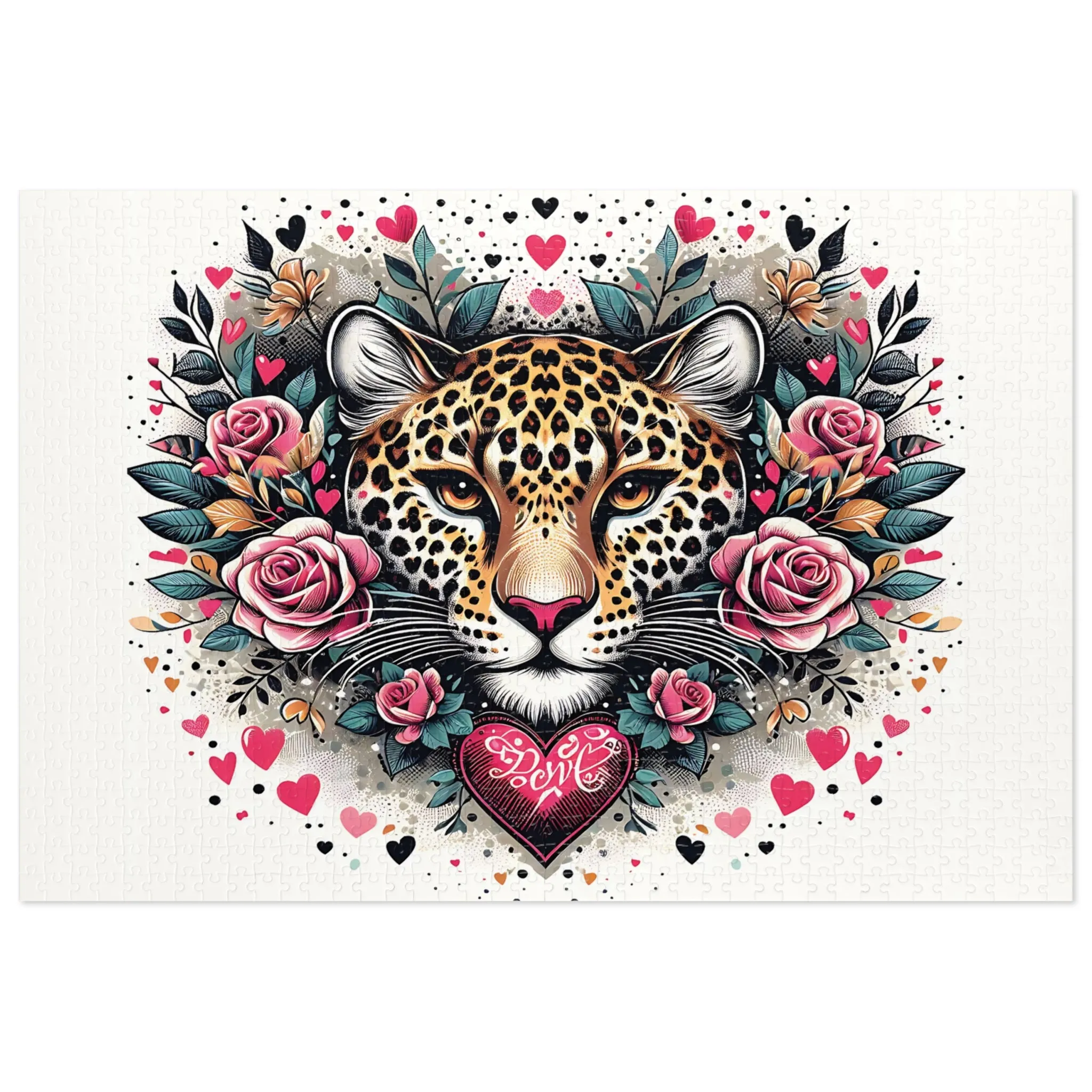 Jigsaw Puzzle, Cheetah, Personalised/Non-Personalised (30, 110, 252, 500,1000-Piece)