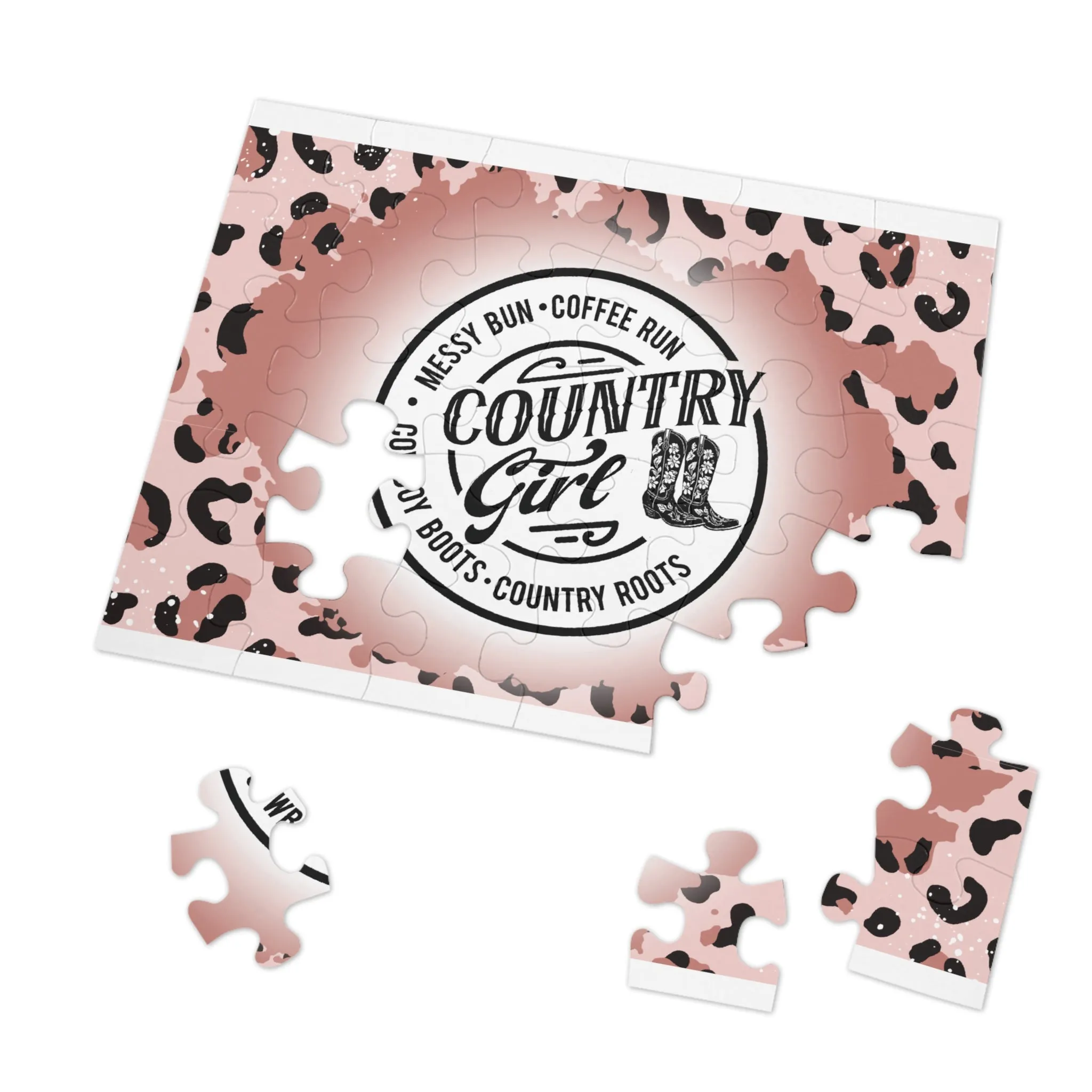 Jigsaw Puzzle, Country Girl, Personalised/Non-Personalised (30, 110, 252, 500,1000-Piece)