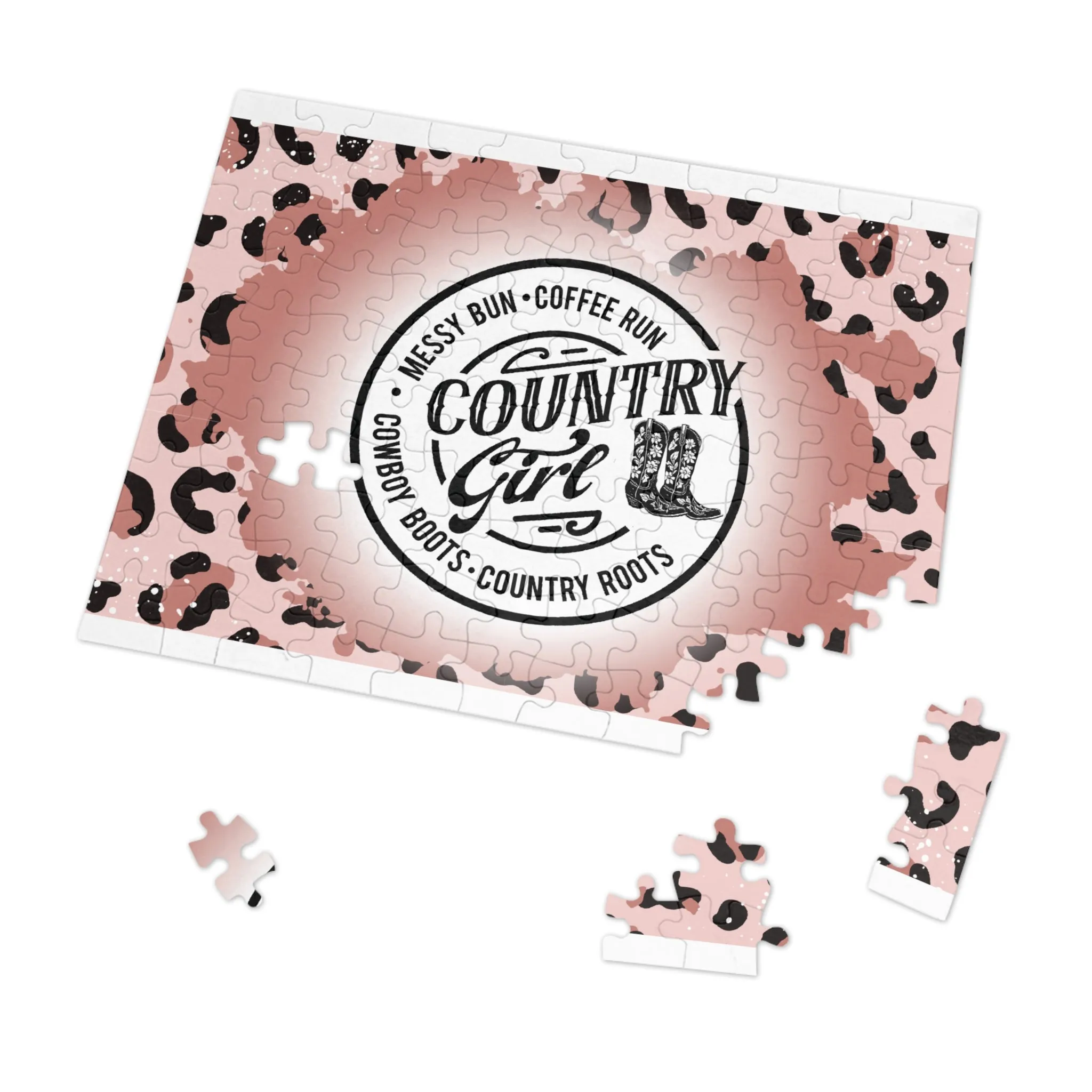 Jigsaw Puzzle, Country Girl, Personalised/Non-Personalised (30, 110, 252, 500,1000-Piece)