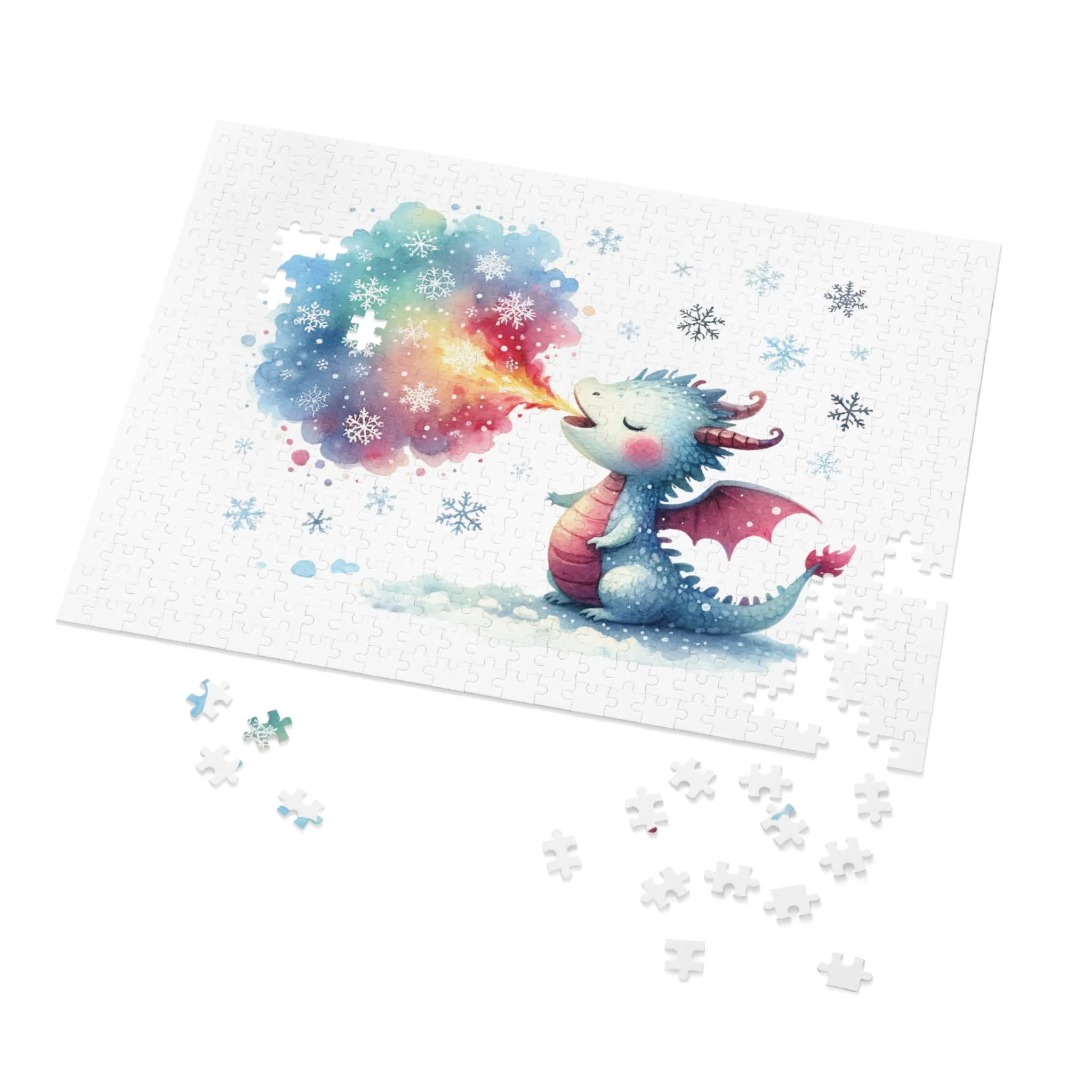 Jigsaw Puzzle, Dragon, Personalised/Non-Personalised (30, 110, 252, 500,1000-Piece)