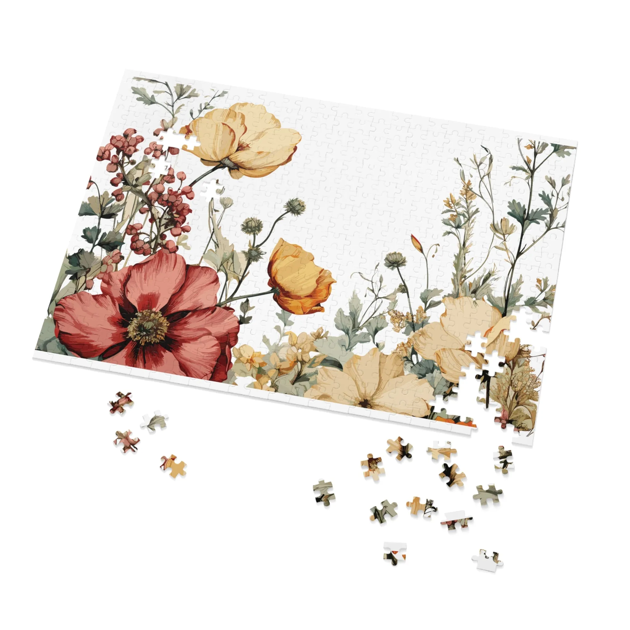 Jigsaw Puzzle, Floral, Personalised/Non-Personalised (30, 110, 252, 500,1000-Piece)