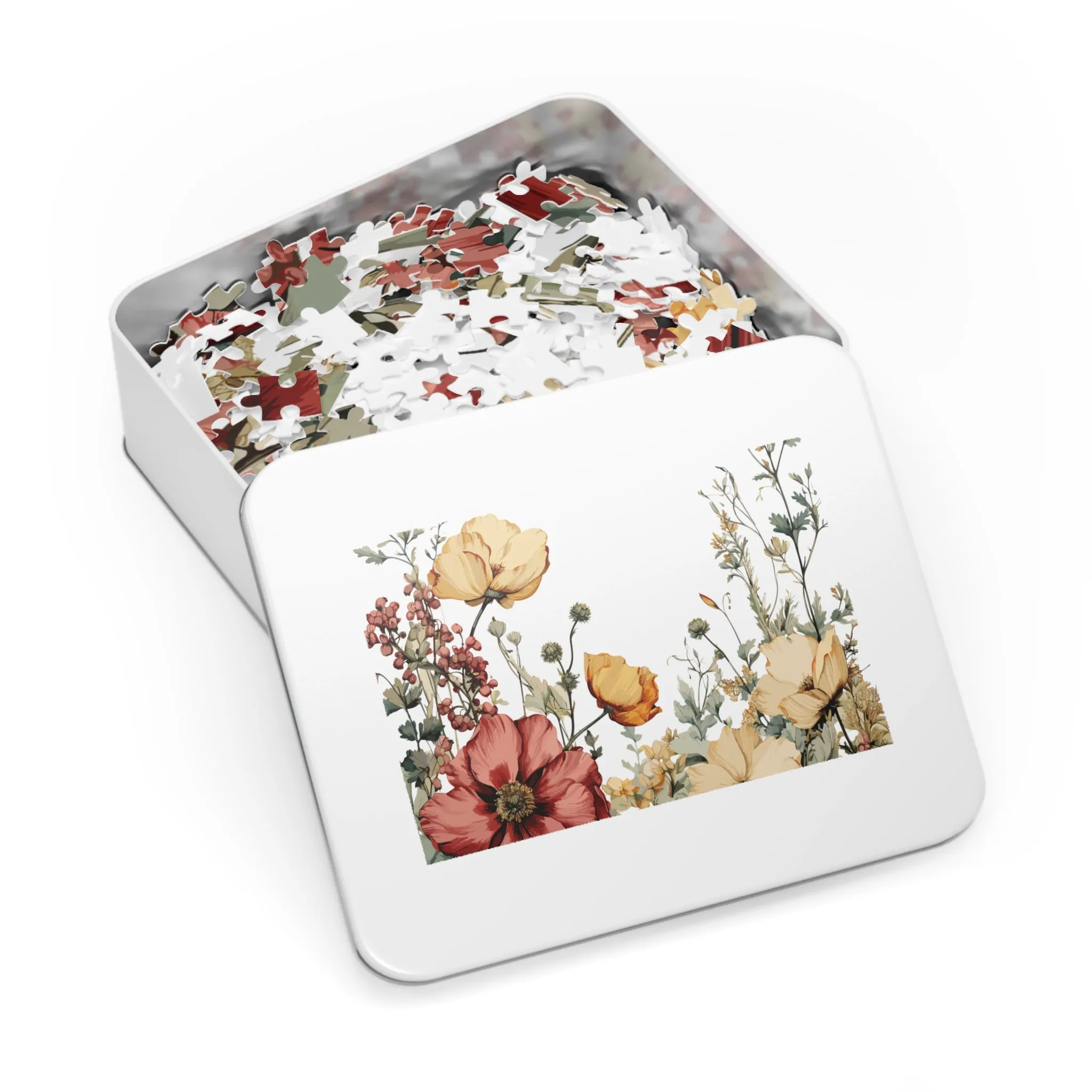 Jigsaw Puzzle, Floral, Personalised/Non-Personalised (30, 110, 252, 500,1000-Piece)