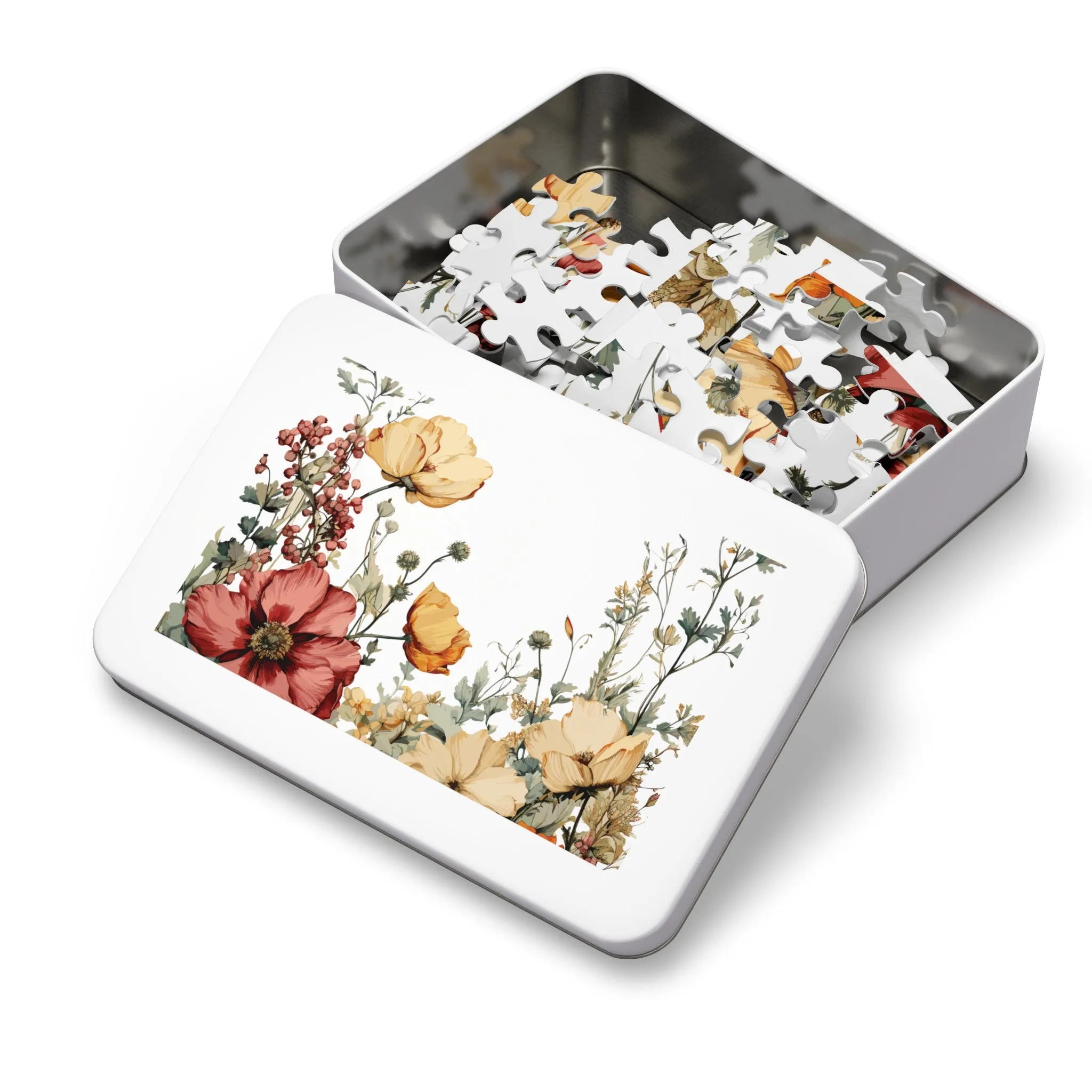 Jigsaw Puzzle, Floral, Personalised/Non-Personalised (30, 110, 252, 500,1000-Piece)