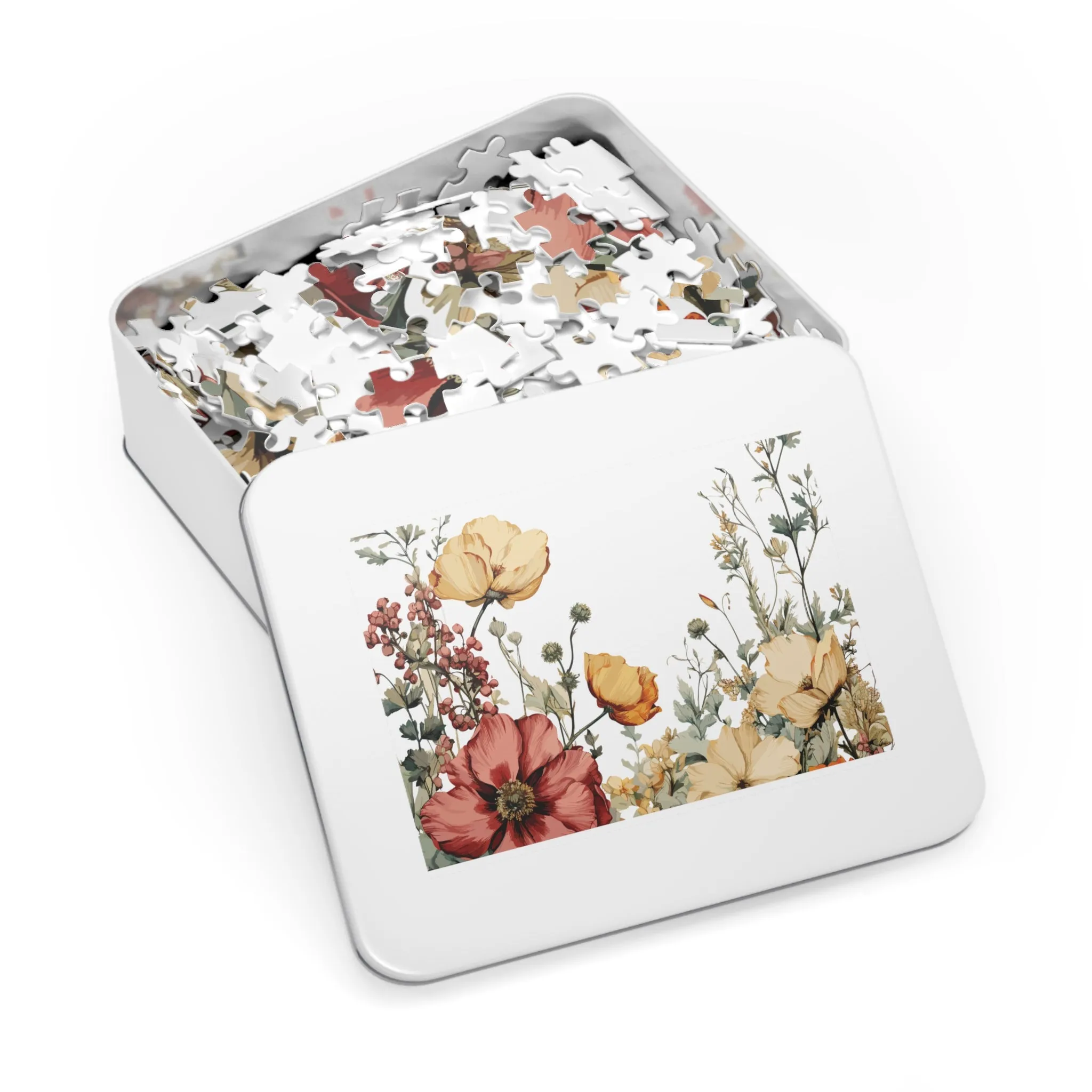 Jigsaw Puzzle, Floral, Personalised/Non-Personalised (30, 110, 252, 500,1000-Piece)