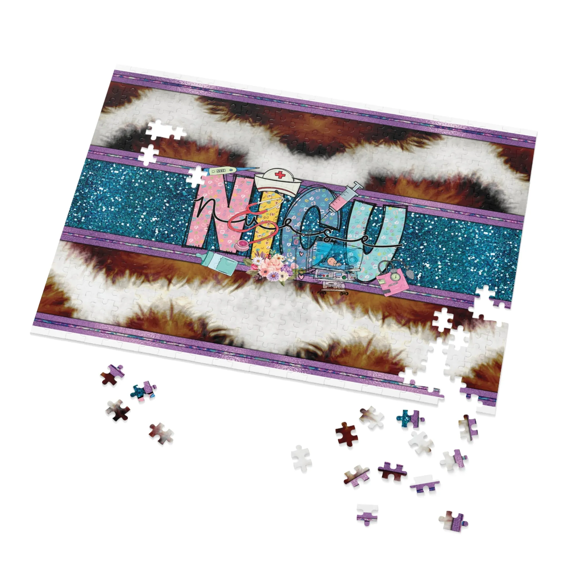 Jigsaw Puzzle, NICU Nurse, Personalised/Non-Personalised (30, 110, 252, 500,1000-Piece)