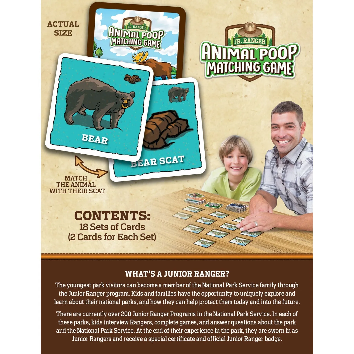 Jr. Ranger - Animal Poop Matching Game