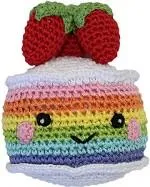 Knit Knacks Sweet Tooth Collection Organic Cotton Small Dog Toy