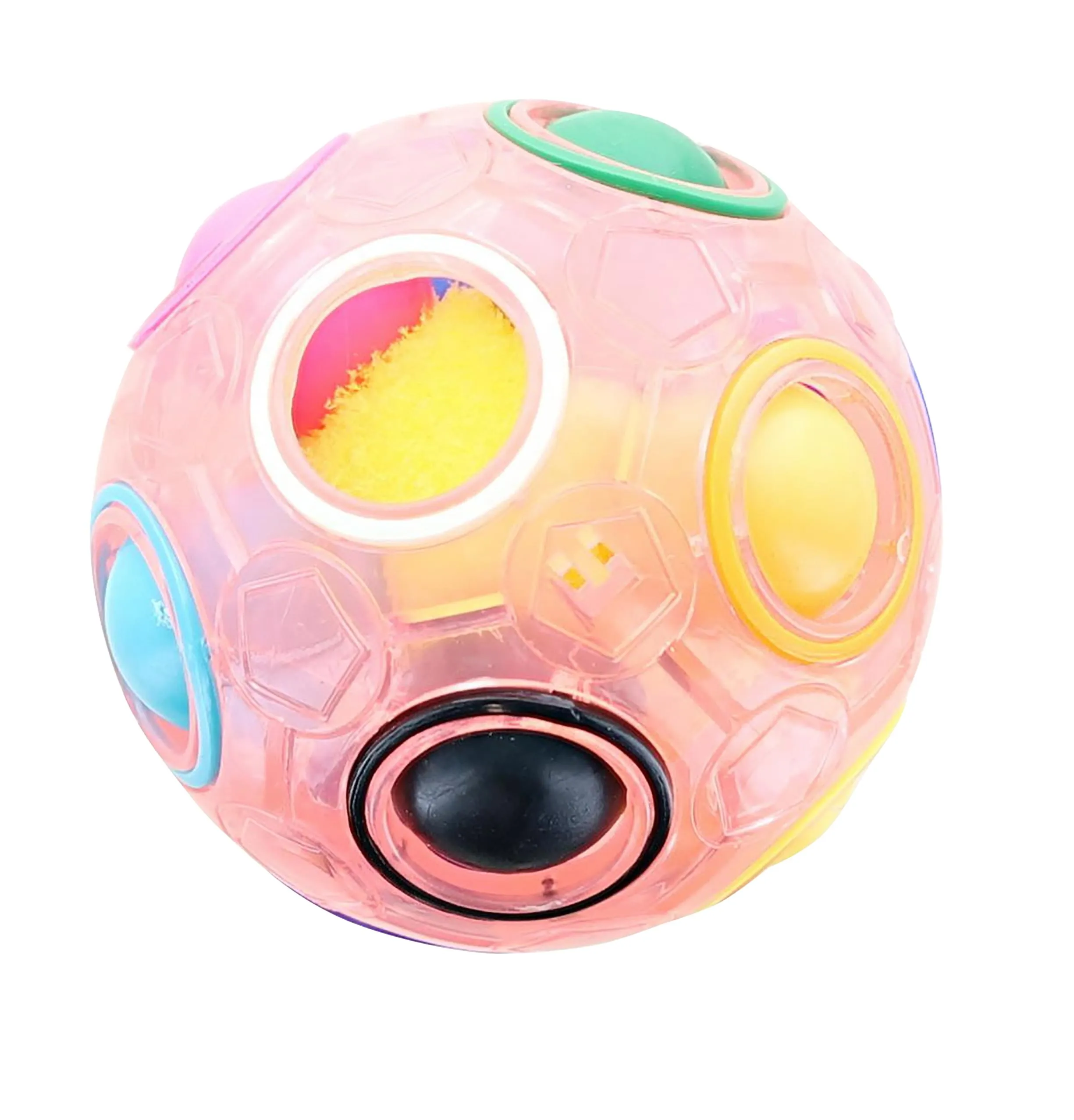 Magic Rainbow Puzzle Ball Plastic Fidget Toy