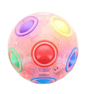 Magic Rainbow Puzzle Ball Plastic Fidget Toy