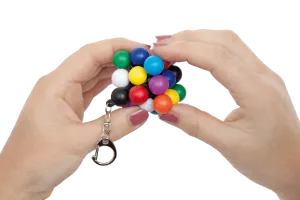 Mini Molecube by Mefferts - Twisty Puzzle, Brain Teasers Keychain Puzzle