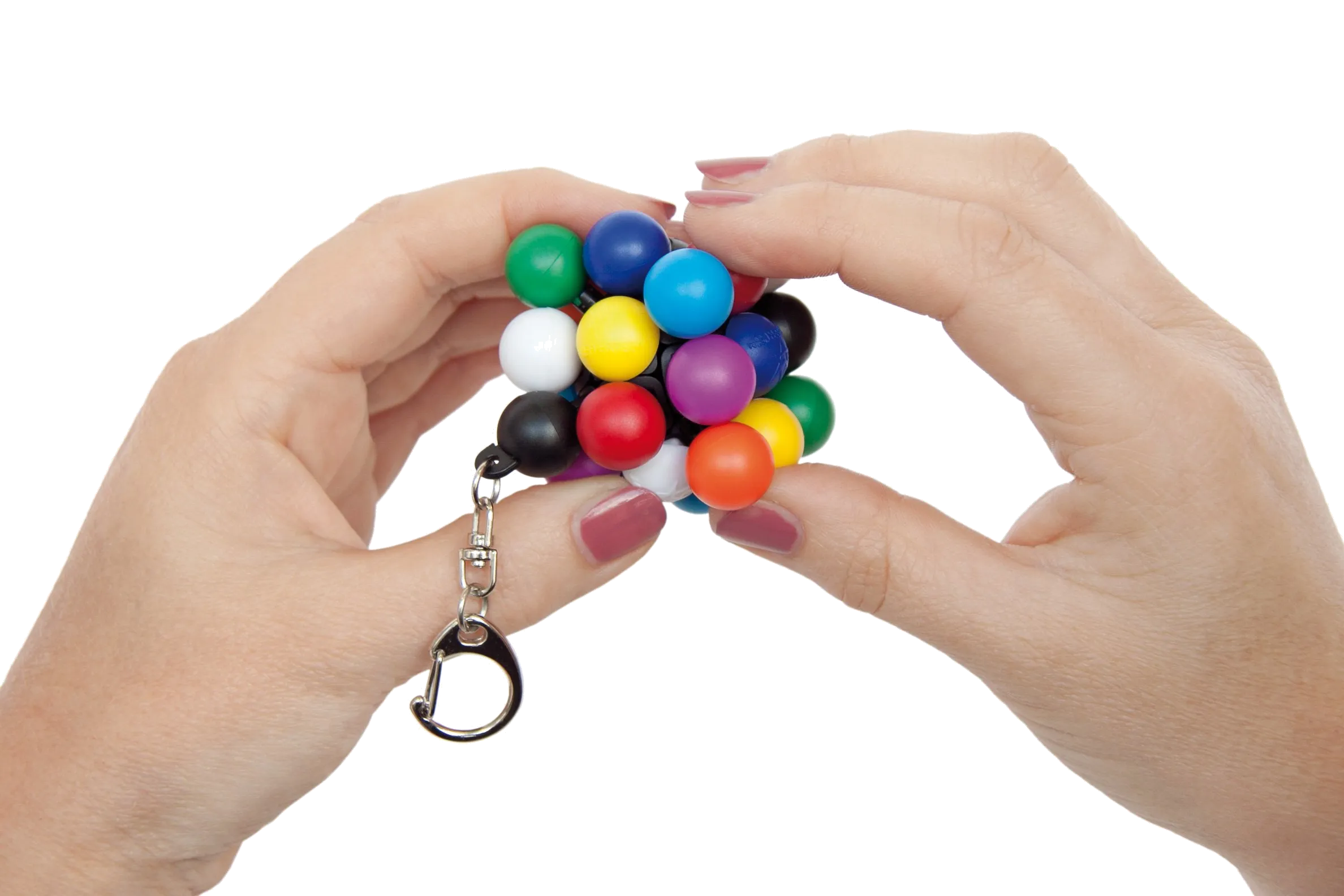 Mini Molecube by Mefferts - Twisty Puzzle, Brain Teasers Keychain Puzzle