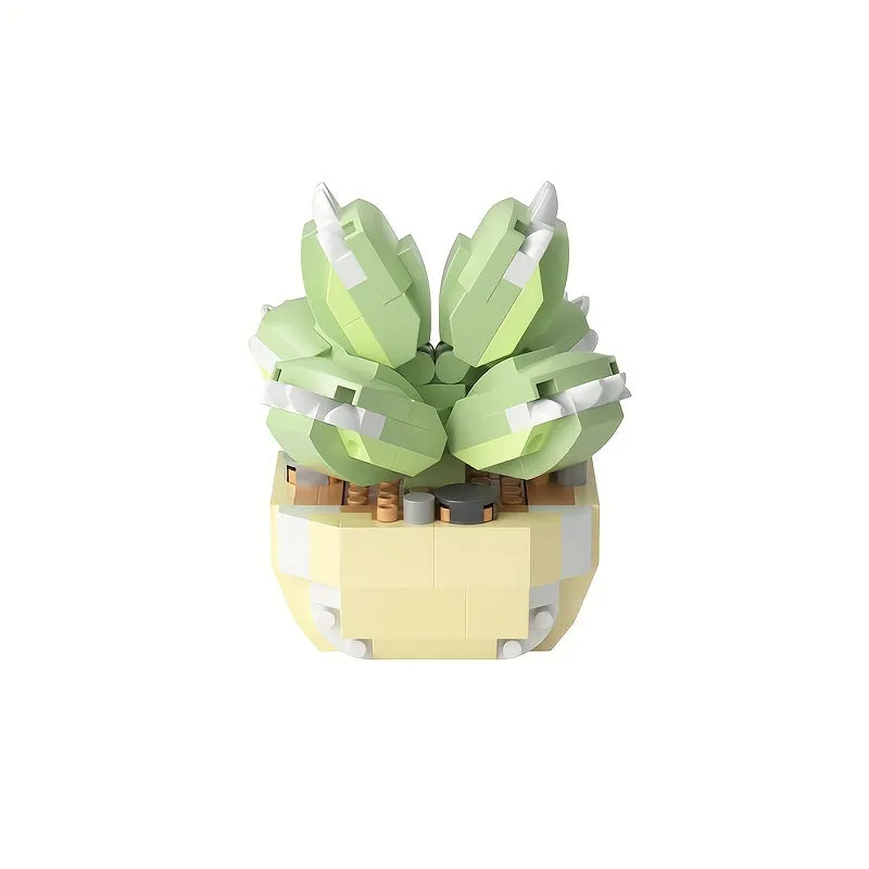 Miniature Succulent Potted Cactus Fun Puzzle Toy  Decor