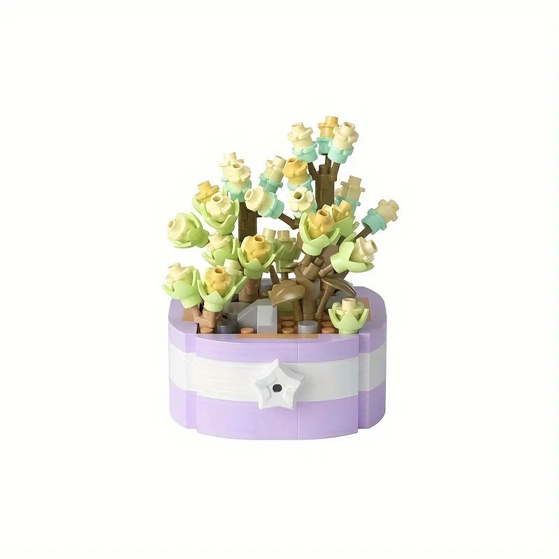 Miniature Succulent Potted Cactus Fun Puzzle Toy  Decor