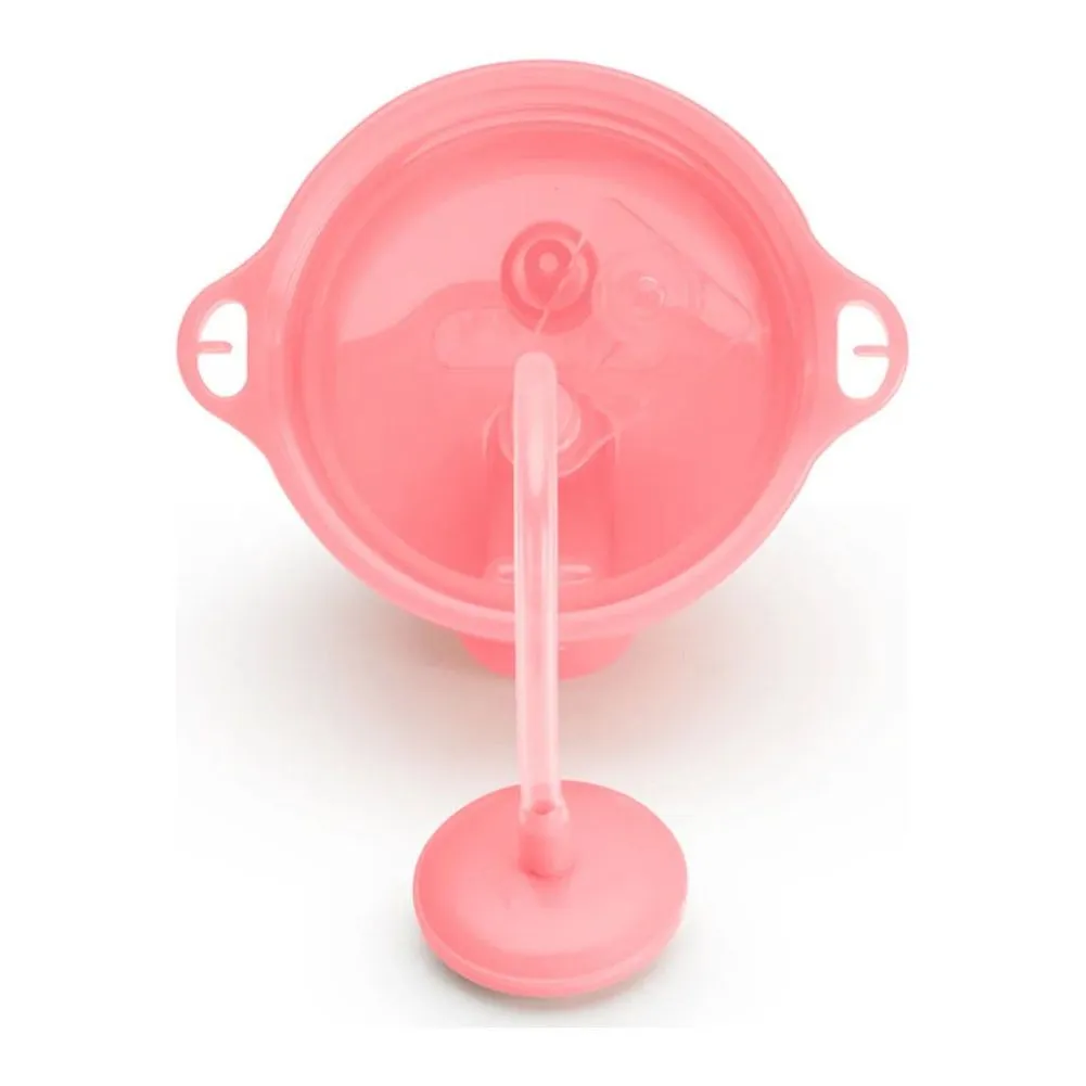 Munchkin Any Angle Click Lock Weighted Straw Trainer Cup - Light Pink (10 oz)